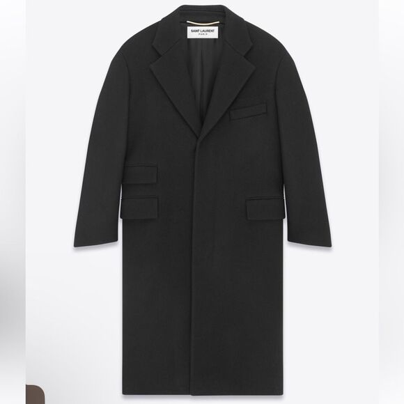 Saint Laurent Oversized wool coat - Picture 7 of 16
